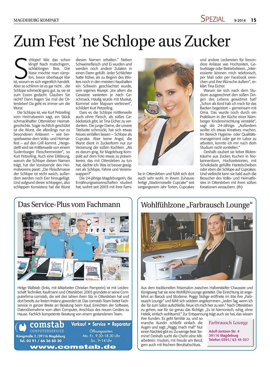 Magdeburg Kompakt September 2014 Artikel
